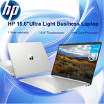 HP 2024 Business Laptop, 15.6" Touchscreen Laptop, Intel Core i3-1215U, 32GB RAM, 1TB SSD, Intel UHD Graphics, Silver - Evallys.com # #