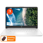 HP 14" Business Laptop,Intel Celeron N4120,16GB RAM,320GB Storage(64GB eMMC+256GB SD Card),1 Year Office 365,with Gaming Mouse - Evallys.com