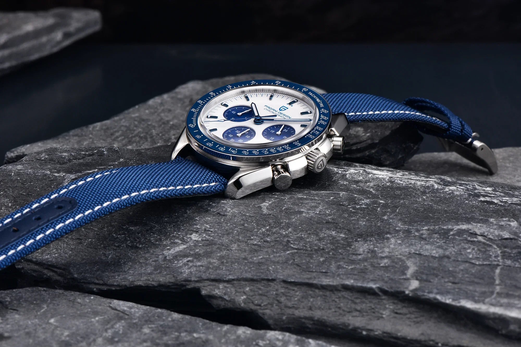 PAGANI DESIGN 2024 New Men's Watches Top Luxury Quartz Watch For Men Auto Date Speed Chronograph AR Sapphire Mirror Wrist watch - Evallys.com