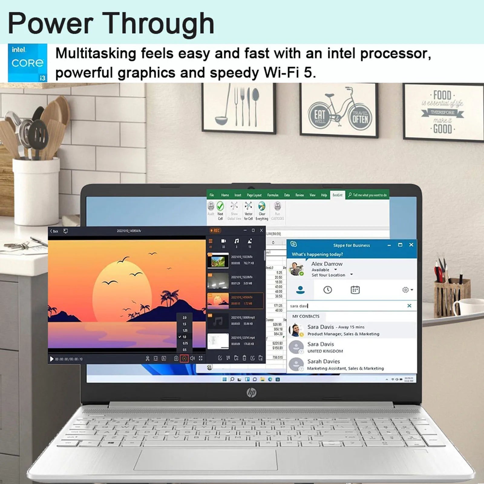 HP 2024 Business Laptop, 15.6" Touchscreen Laptop, Intel Core i3-1215U, 32GB RAM, 2TB SSD, Intel UHD Graphics, Silver - Evallys.com # #