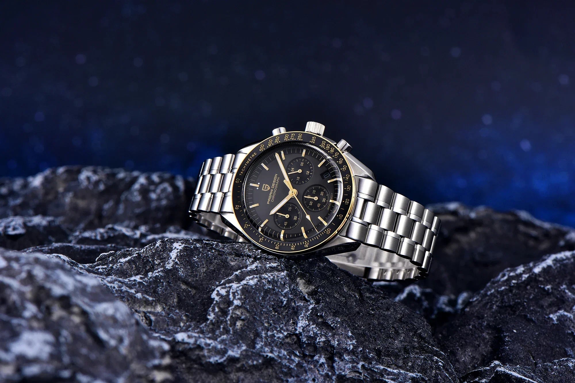 PAGANI DESIGN V4 New Quartz Men's Automatic Date Speed Chronograph Sapphire Mirror Sport Waterproof Watch All Steel VK63 Watches - Evallys.com
