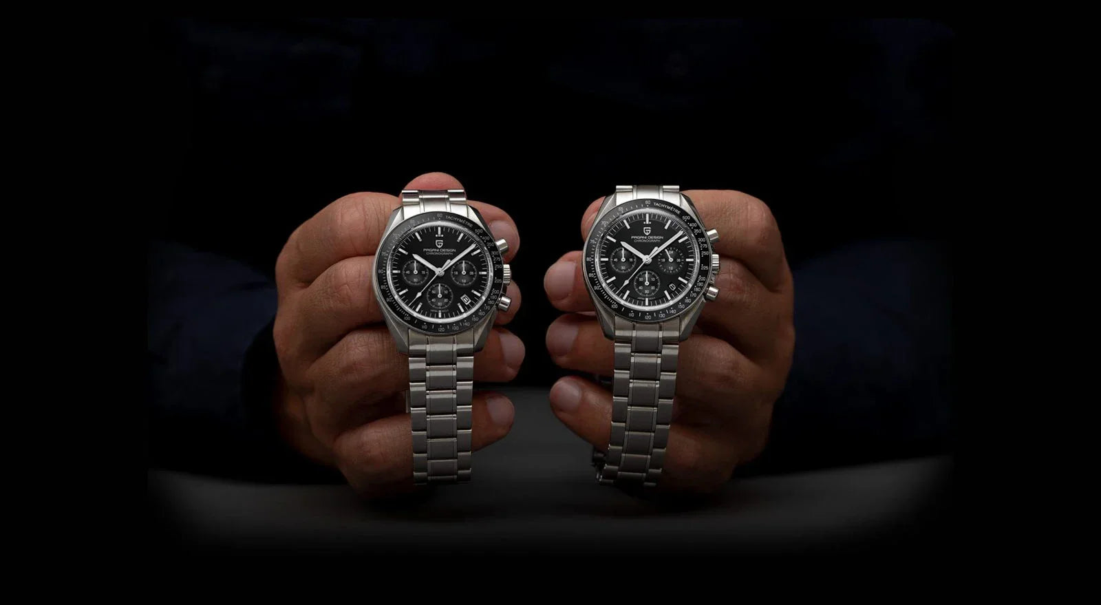 PAGANI DESIGN 2024 New Men's Watches Top Luxury Quartz Watch For Men Auto Date Speed Chronograph AR Sapphire Mirror Wrist watch - Evallys.com