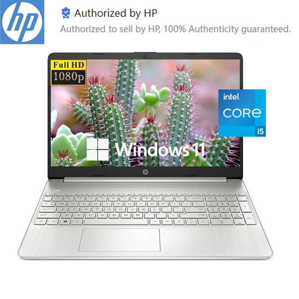 HP 15.6" FHD IPS Flagship Laptop Computer,Intel Core i5-1135G7,16GB RAM,1TB SSD,Iris Xe Graphics,WiFi 6,Windows 11 Home,Silver - Evallys.com # #