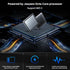 Android 14 10 inch Tablet, A523 Octa Core, 8GB RAM + 64GB ROM(TF 1TB), 5000mAh, Face Unlocked,Black+Keyboard & Mouse Set, Black - Evallys.com