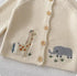 Cozy Knit Embroidered Cotton Sweater for Infants - Evallys.com # #