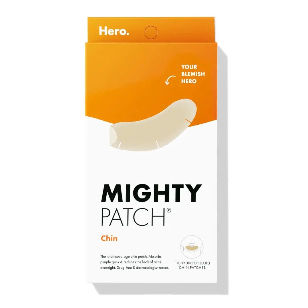 Hero Cosmetics Mighty Patch™ Chin Patch - XL Contoured Hydrocolloid Chin Patch for Blemishes and Pimples - Non-Irritating (10 Count) 10 Count (Pack of 1) - Evallys.com # #