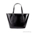 Marc Jacobs Small Black Leather Tote Crossbody Bag - Evallys.com # #