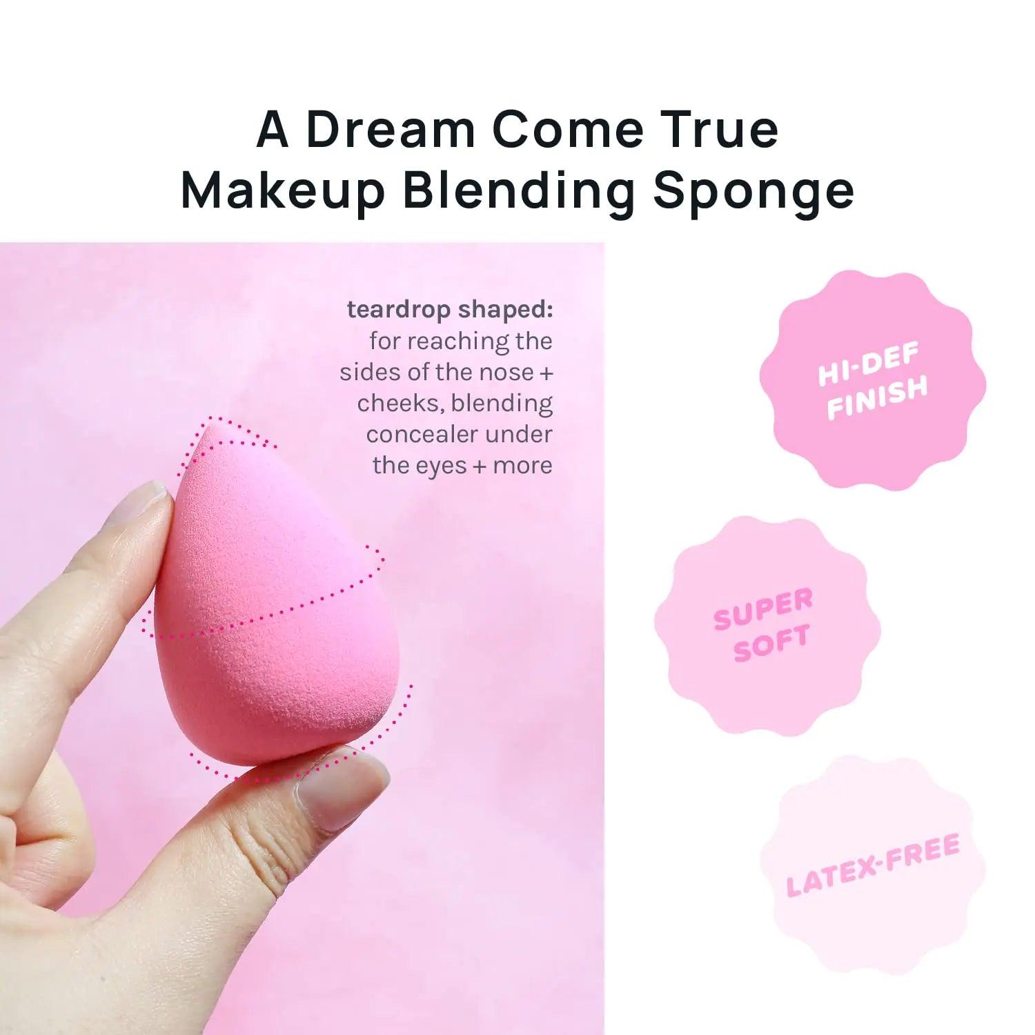 AOA Studio Collection makeup Sponge Set Latex Free and High-definition Set of 6 makeup Wonder blender For Powder Cream and Liquid, Super Soft Wonder Beauty Cosmetic - Evallys.com # #