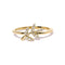 10K Yellow Gold 1/10 Cttw Diamond Leaf and Branch Ring (H-I Color, I1-I2 Clarity) - Evallys.com # #