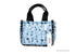 Marc Jacobs X Peanuts Blue Mini Puffy Nylon Tote - Evallys.com # #