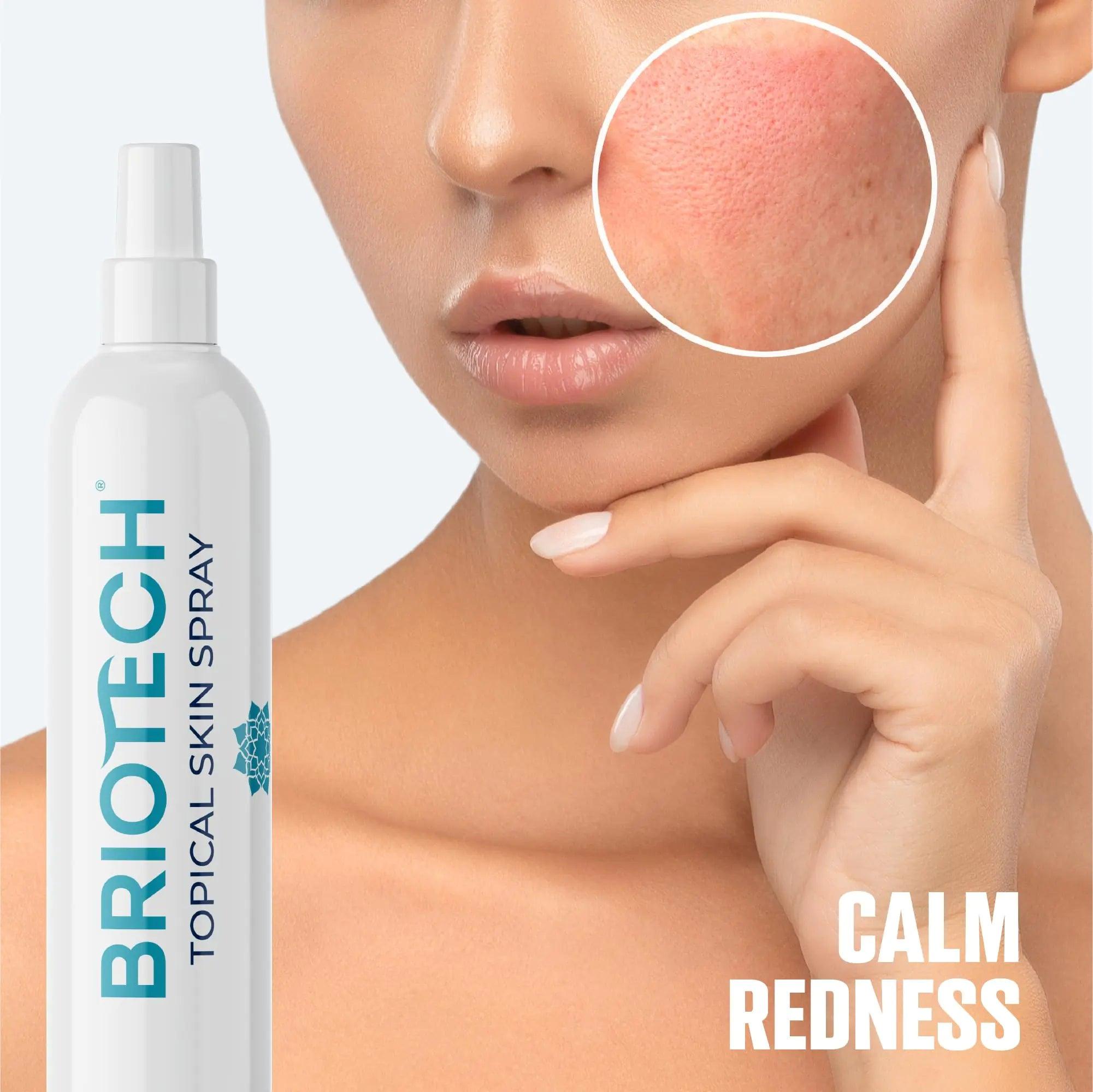 BRIOTECH Topical Skin Spray, Hypochlorous Acid for Body & Face, Eyelid Cleanser, HOCl Facial Mist, Support Against Irritation, Calm Redness, Soothe Foot & Scalp, 1 Liter Refill, 1 ct 33.8 Fl Oz (Pack of 1) - Evallys.com # #