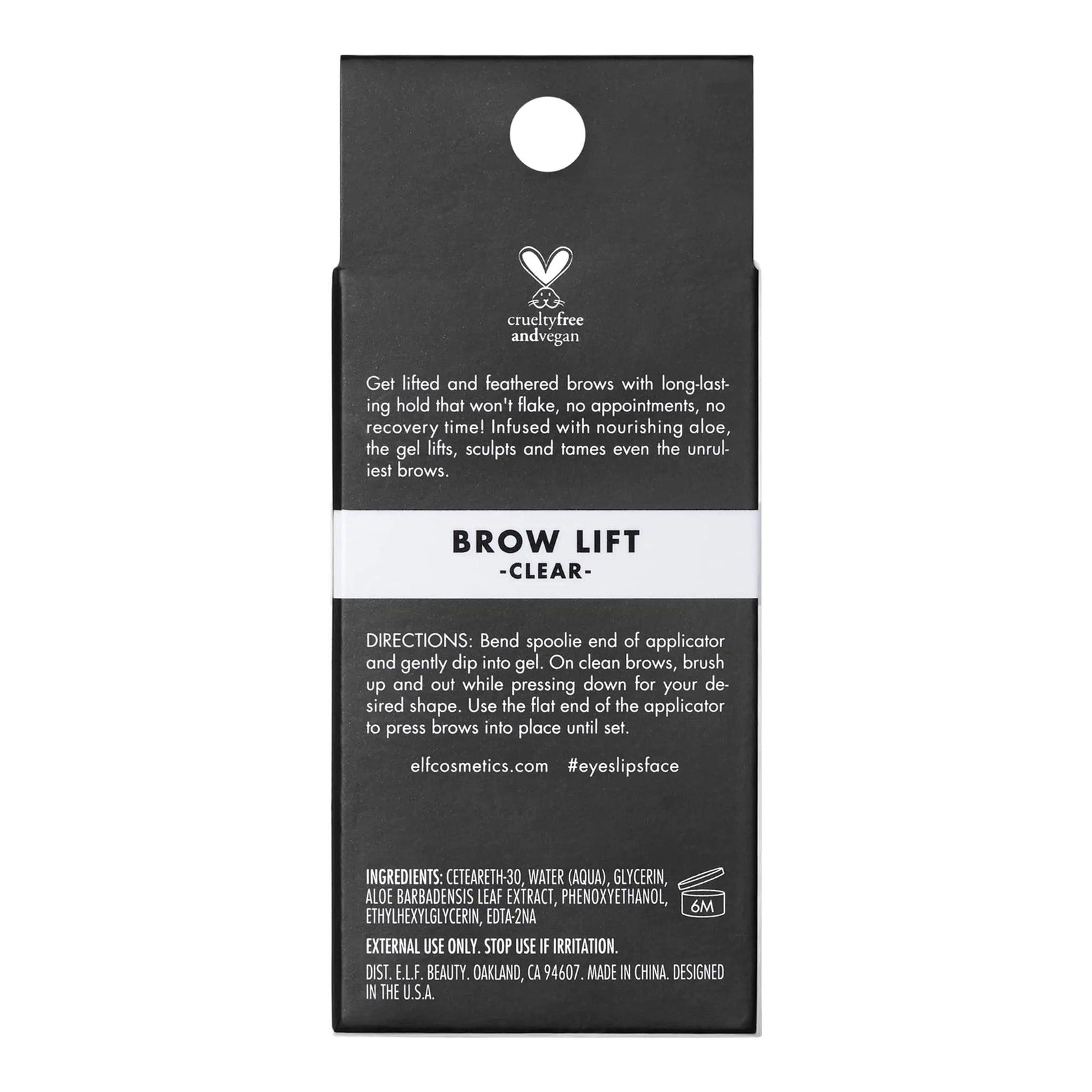 e.l.f. Cosmetics Brow Lift, Clear Eyebrow Shaping Wax For Holding Brows In Place, Creates A Fluffy Feathered Look 0.31 Ounce (Pack of 1) - Evallys.com # #