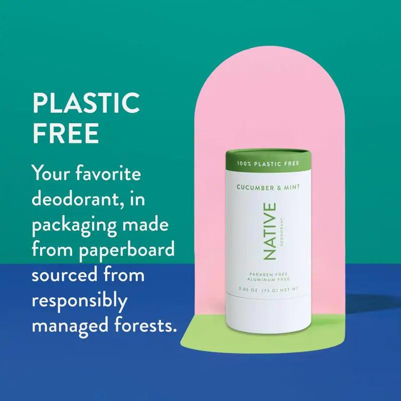 Native Deodorant Contains Naturally Derived Ingredients, 72 Hour Odor Control | Deodorant for Women and Men, Aluminum Free with Baking Soda, Coconut Oil and Shea Butter | Classics Pack of 3 3 Ct - Classic, Plastic Free - Evallys.com # #