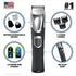 Wahl USA Rechargeable Lithium Ion All in One Beard Trimmer for Men with Detail and Ear & Nose Hair Trimmer Attachment – Model 9854-600B - Evallys.com # #
