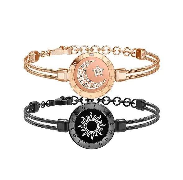 Sun-Moon Smart Sensing Couple Bracelet - Evallys.com # #