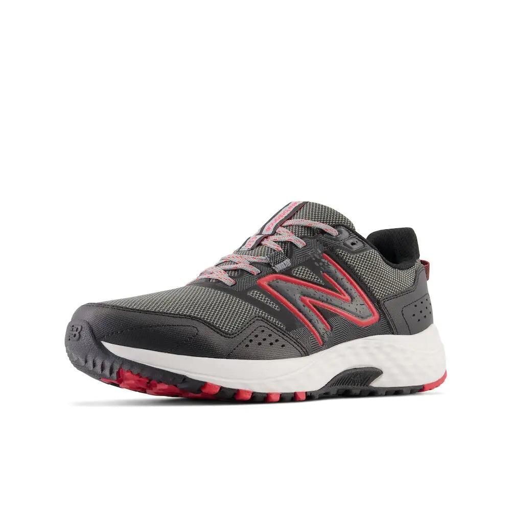 New Balance Men's 410 V8 Trail Running Shoe 8.5 Blacktop/Neo Flame/Shadow Grey - Evallys.com # #