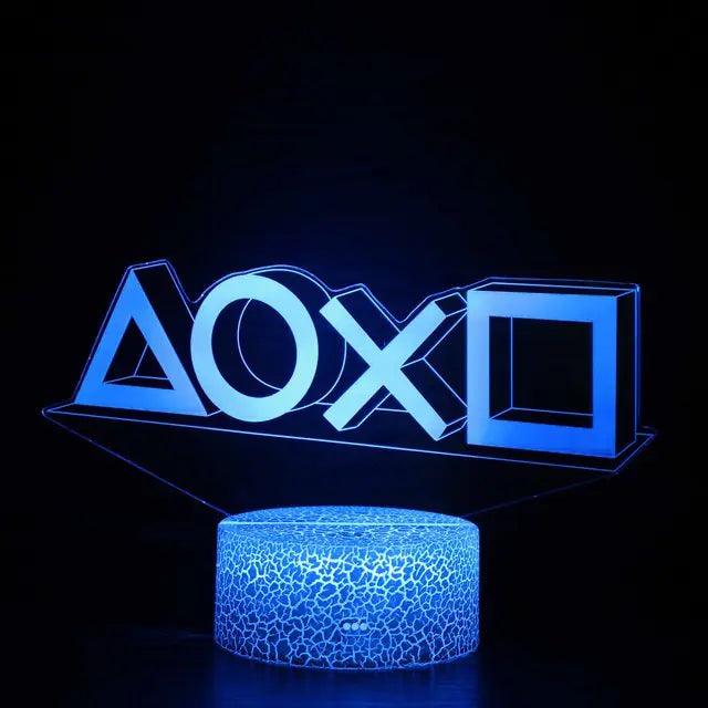 3D RGB LED Gaming Lamp - Evallys.com # #