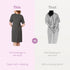 Frida Mom Labor and Delivery Gown for Hospital, Easy-Snap, Tagless Nursing Gown with Skin-to-Skin Access and Full Coverage in The Back - Evallys.com