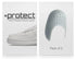 +Protect | Shoe Crease Protector Guards for Sneakers: Air Force 1, Jordans, Dunks & More – 2 Pairs Small (Women's 5-10) Black / White - Evallys.com # #