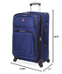 SwissGear Sion Softside Expandable Luggage, Blue, Checked-Medium 25-Inch - Evallys.com # #