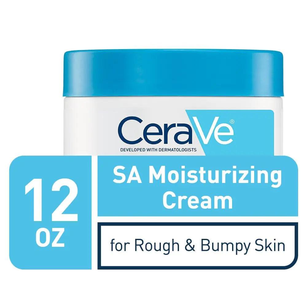 CeraVe Moisturizing Cream with Salicylic Acid | Exfoliating Body Cream with Lactic Acid, Hyaluronic Acid, Niacinamide, and Ceramides | Fragrance Free & Allergy Tested | 12 Ounce 12 Ounce (Pack of 1) - Evallys.com # #