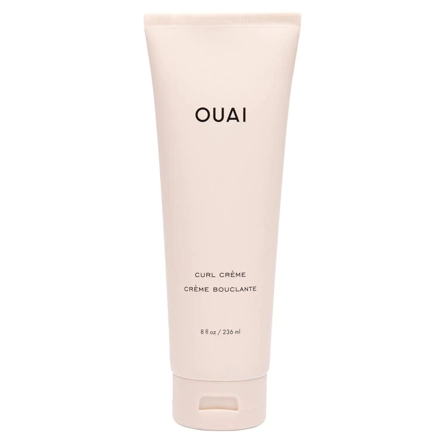 OUAI Curl Cream - Curl Defining Cream for Hydrated, Shiny Curls - Babassu and Coconut Oil, Linseed and Chia Seed Oil - Paraben, Phthalate, Sulfate and Silicone Free Curly Hair Products (8 Fl Oz) 8 Ounce (Pack of 1) 8.0 - Evallys.com # #