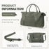 Travel Duffle Bag, Waterproof Weekender Bag Carry On Tote Bags for Women, Travel Essentials Sport Gym Bag for Men, Hospital Bag for Labor and Delivery, Overnight Bag Luggage Bag with Trolley Sleeve 06 Dark Green - Evallys.com # #