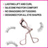 wet n wild High On Lash Eyelash Curler with Comfort Grip 1 Count (Pack of 1) - Evallys.com # #
