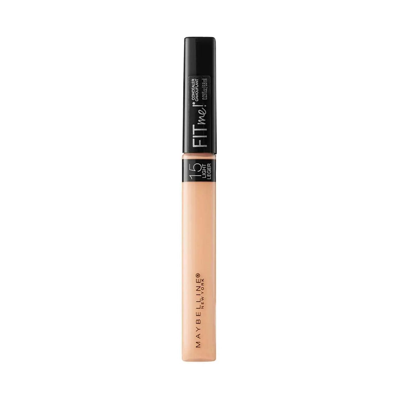 Maybelline New York Fit Me! Concealer, Light [15] 0.23 oz (Pack of 4) Light [15] 0.23 Fl Oz (Pack of 4) - Evallys.com # #