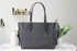 Michael Kors Gilly Large Black Signature PVC Travel Drawstring Tote Bag Handbag - Evallys.com # #