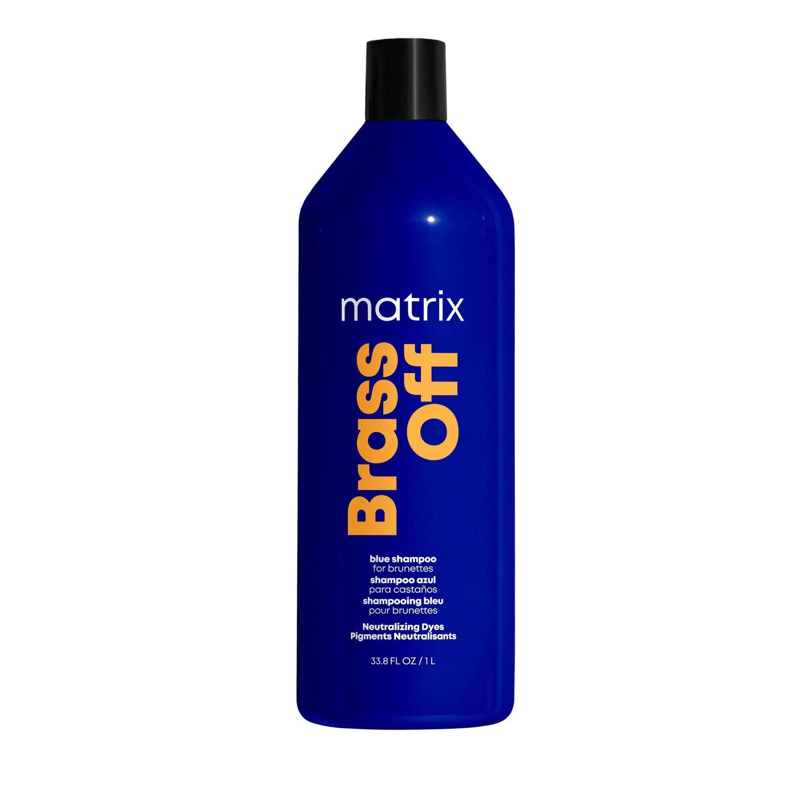 Matrix Brass Off Blue Shampoo | Refreshes & Neutralizes Brassy Tones | Color Depositing Shampoo | For Brassy Hair | For Color Treated Hair | Salon Shampoo | Packaging May Vary 33.8 Fl Oz (Pack of 1) - Evallys.com # #