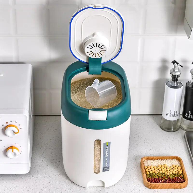 Automatic Kitchen Rice Bin - Evallys.com # #