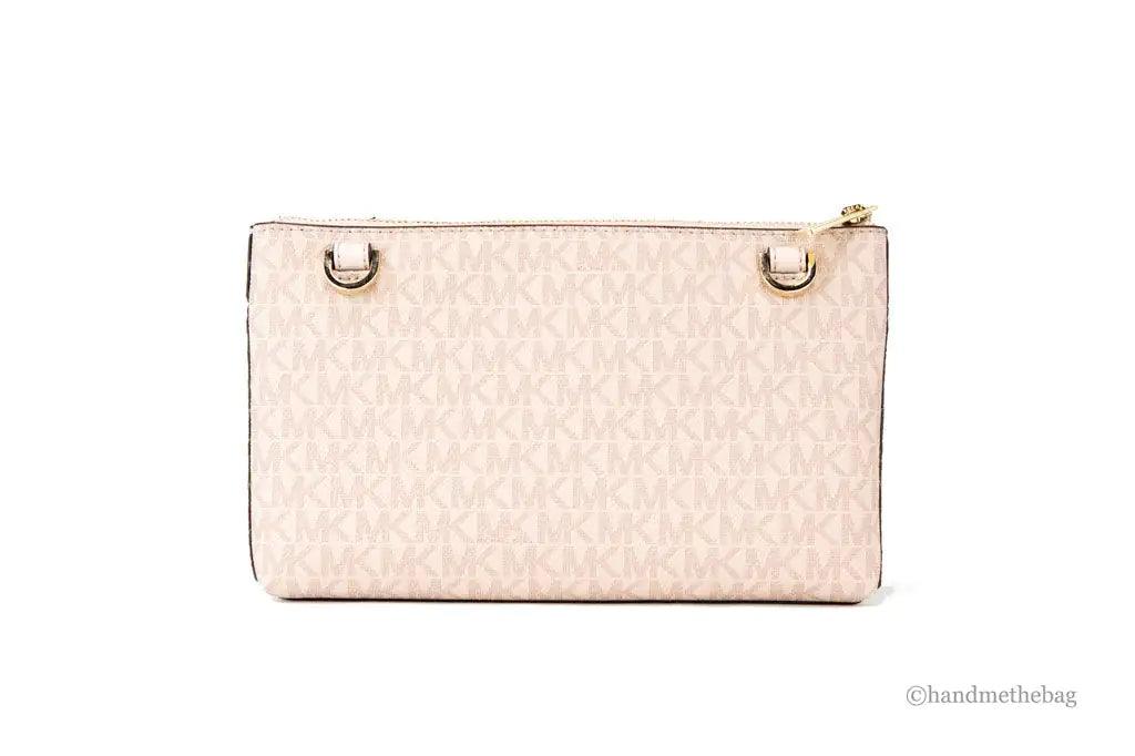 Michael Kors Maisie Large Powder Blush Leather 3-in-1 Crossbody Tote - Evallys.com # #