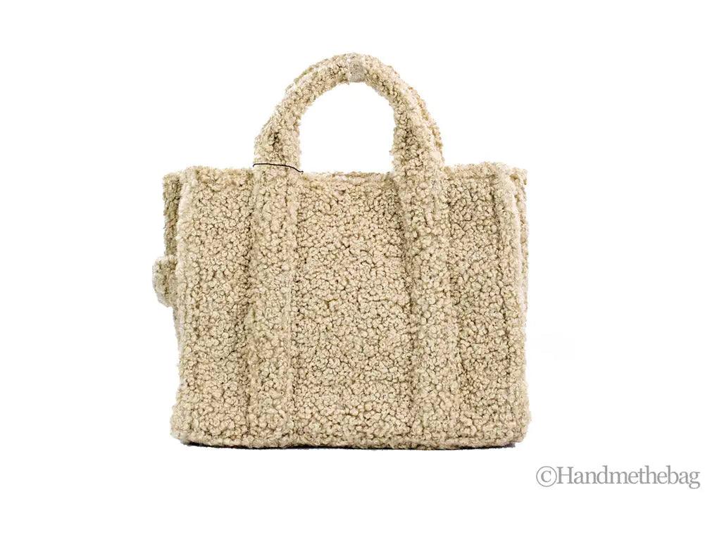 Marc Jacobs The Small Teddy Beige Fabric Tote - Evallys.com # #