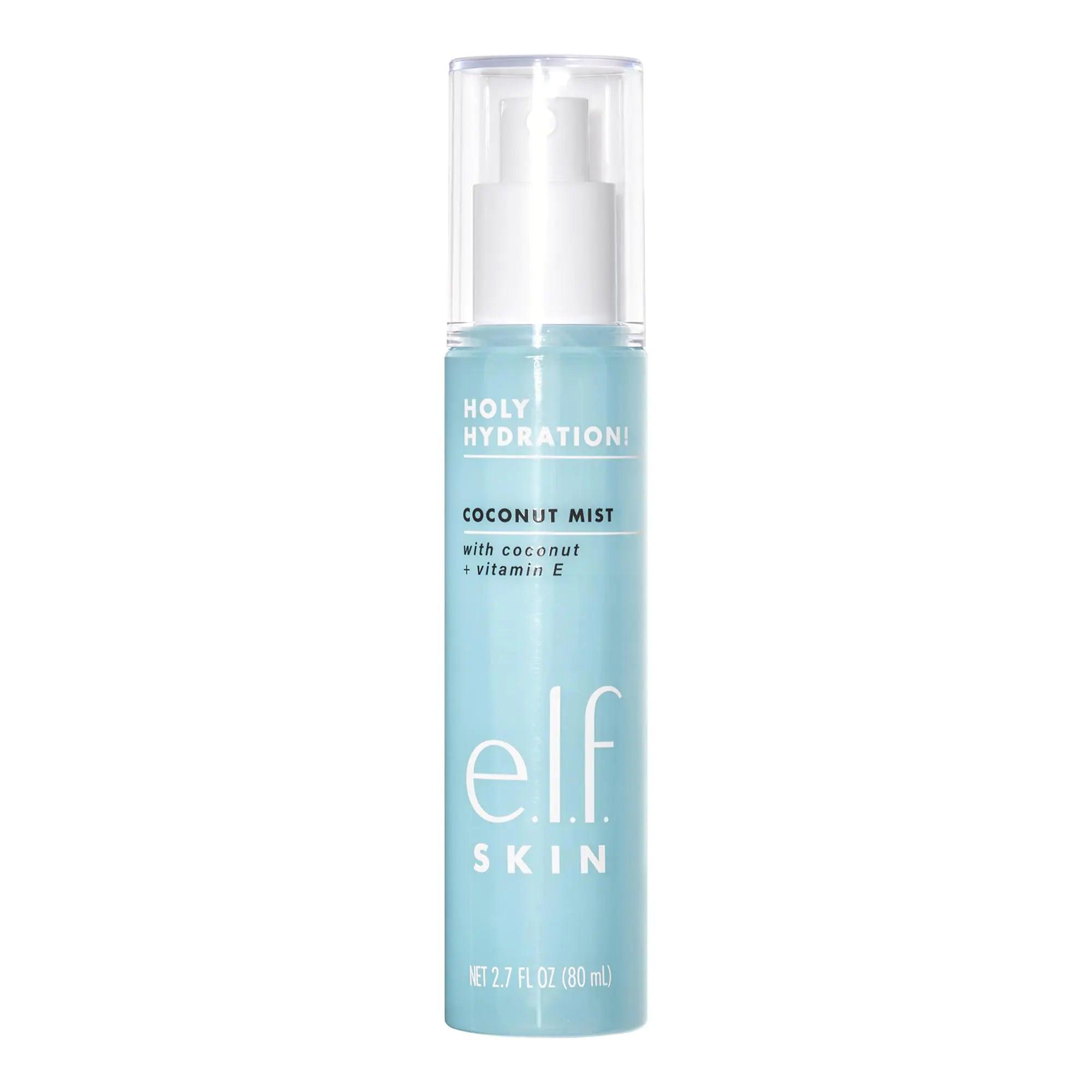 e.l.f. Cosmetics Holy Hydration! Hydrating Coconut Mist, Refreshes, Soothes & Invigorates Skin, Tropical Scent, 2.7 Fl Oz (Pack of 1) 2.7 Fl Oz (Pack of 1) - Evallys.com # #