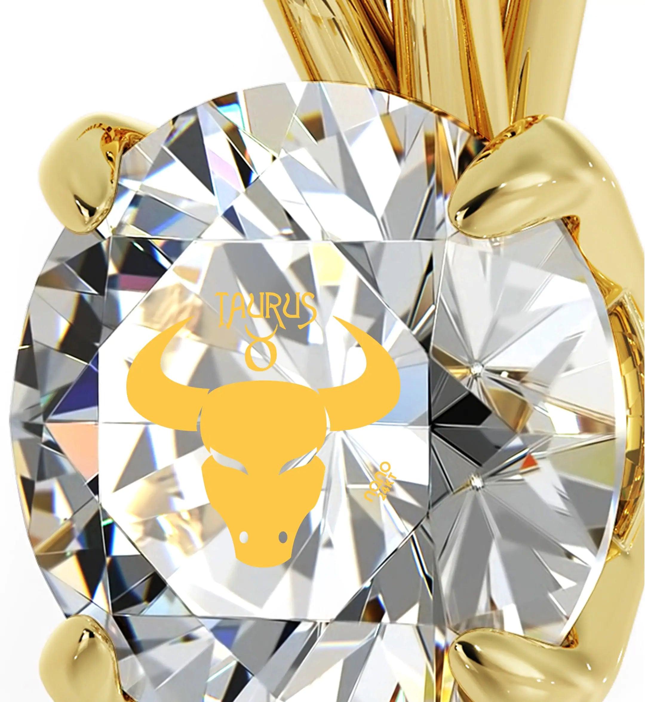 Taurus Zodiac Necklace - Evallys.com