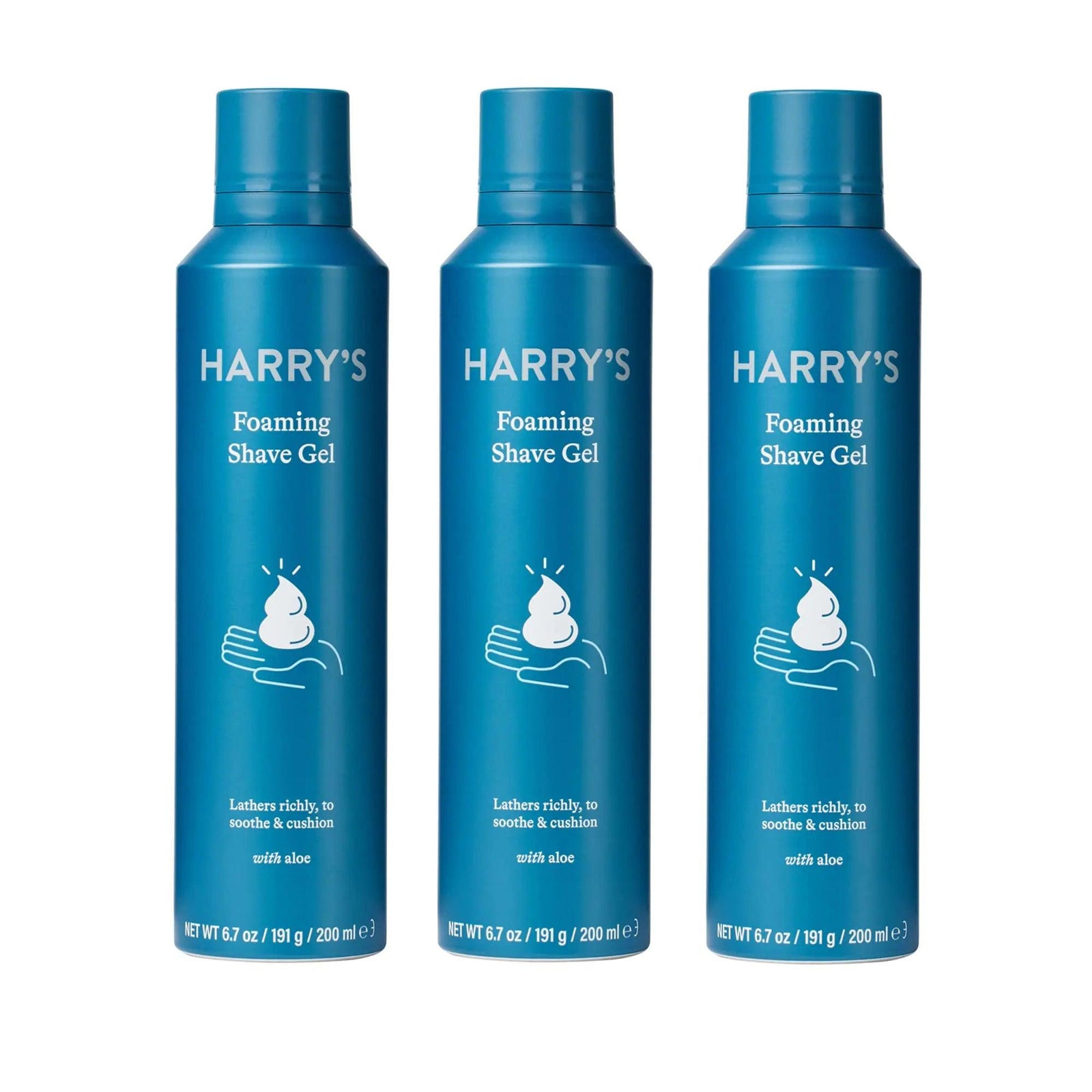 Harry's Shave Gel - Shaving Gel with an Aloe Enriched Formula - 3 pack (6.7oz) - Evallys.com # #