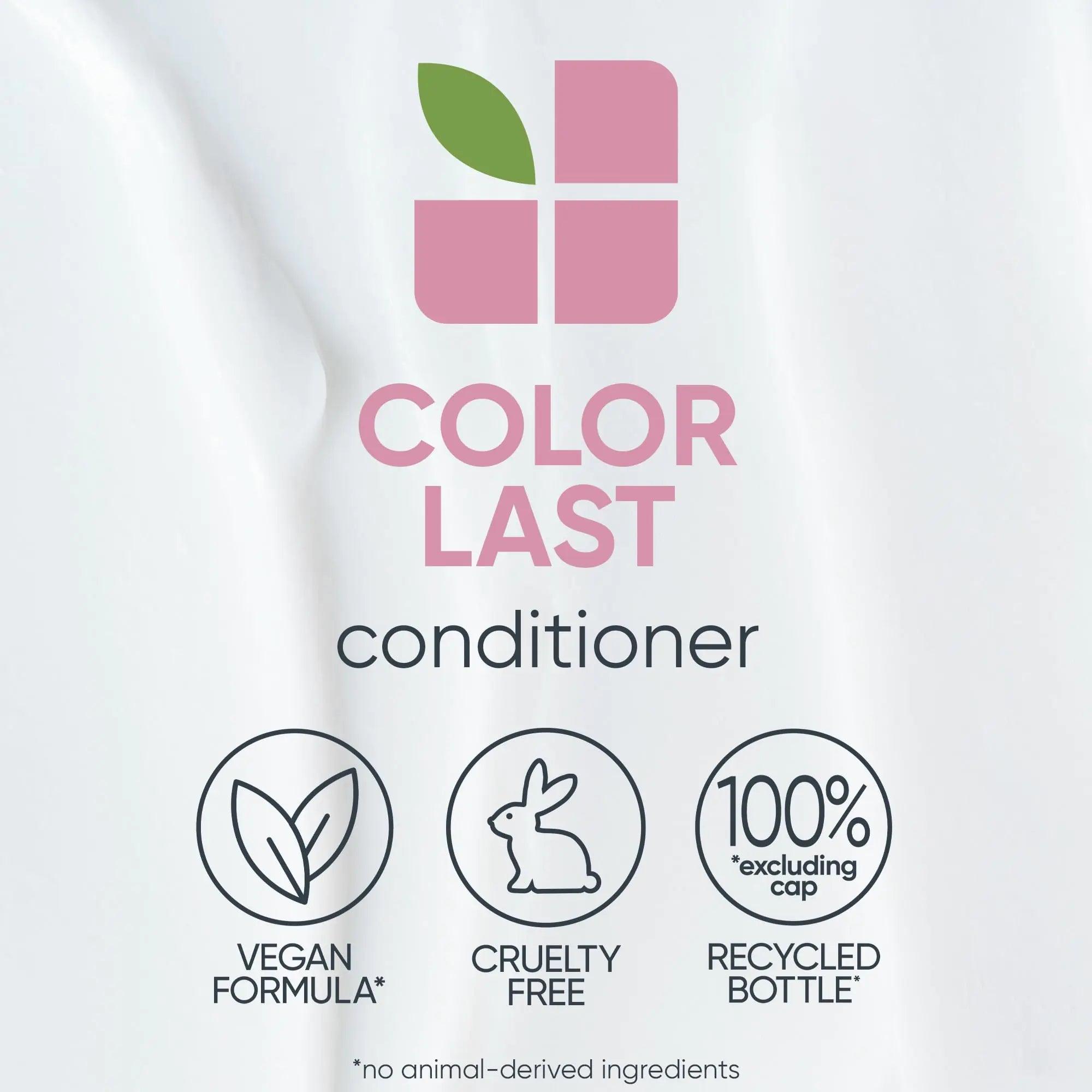 Biolage Color Last Conditioner | Color Safe Conditioner | Helps Maintain Depth & Shine | For Color-Treated Hair | Paraben & Silicone-Free | Vegan | Cruelty Free 33.8 Fl Oz (Pack of 1) - Evallys.com # #