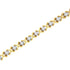 10K Yellow Gold Plated Sterling Silver 1 cttw Diamond Link Bracelet (J-K Clarity, I1-I2 Color) - Size 7" - Evallys.com # #