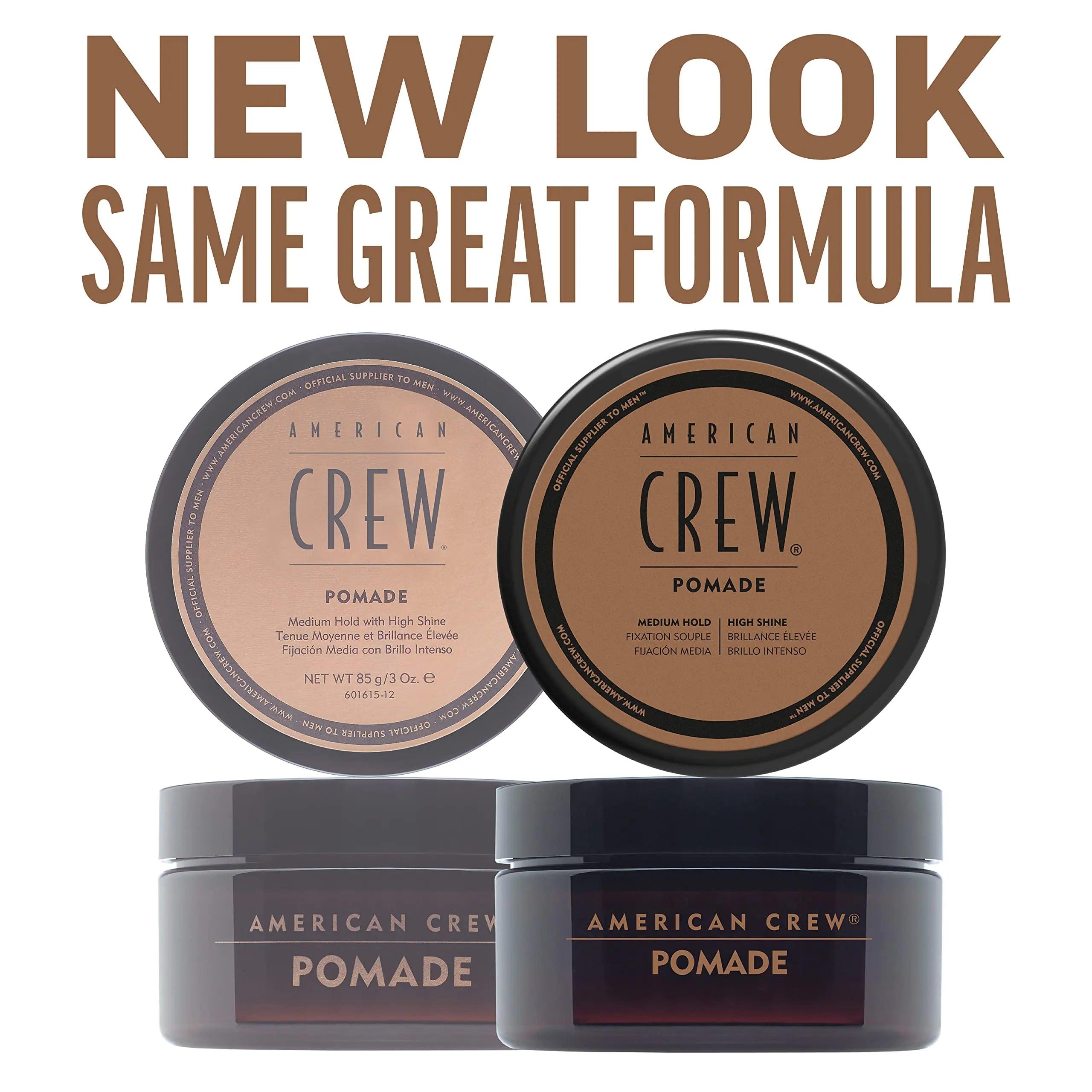 American Crew Men's Hair Pomade, Like Hair Gel with Medium Hold & High Shine, 3 Oz (Pack of 1) Unscented 3 Ounce (Pack of 1) - Evallys.com # #