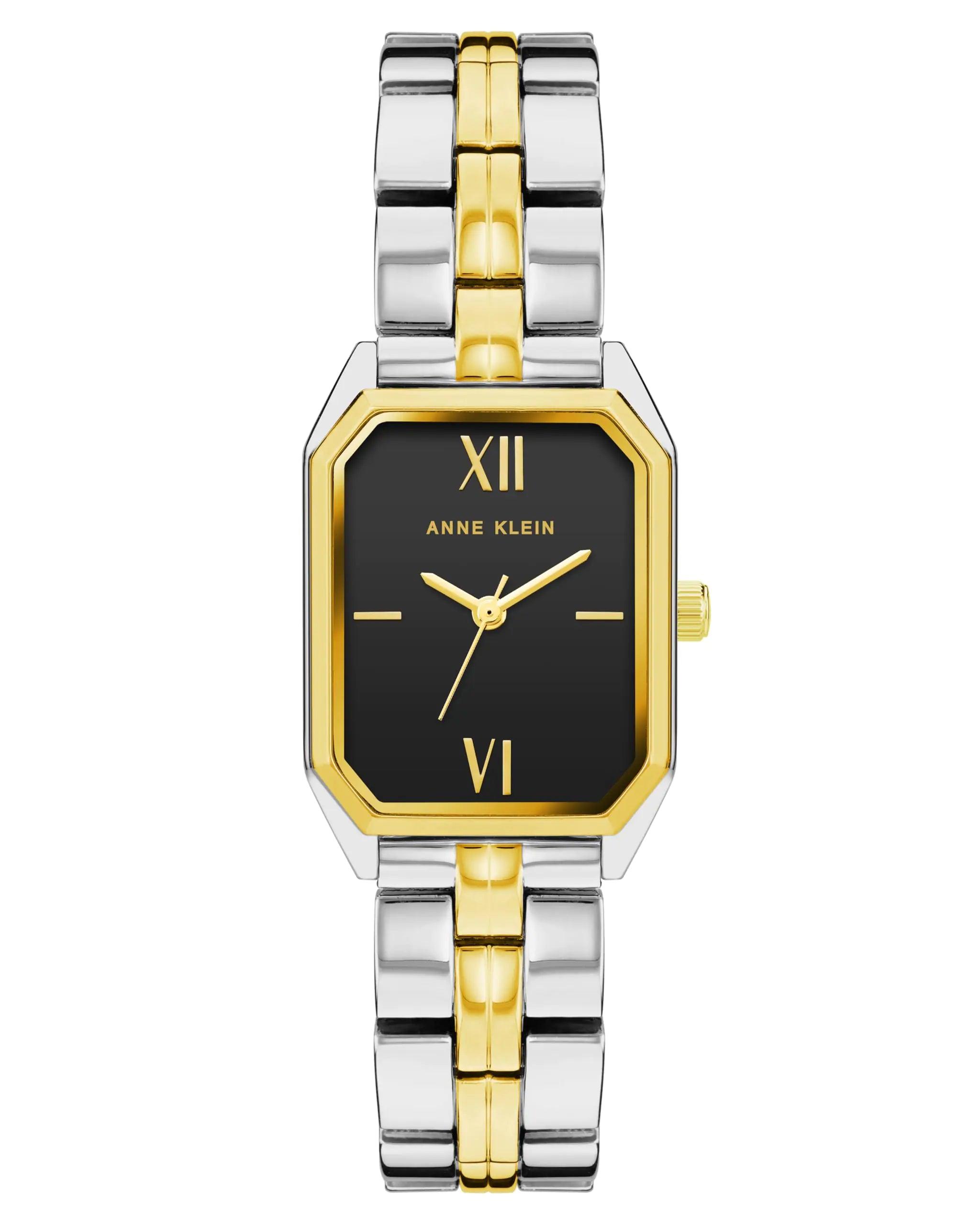 Anne Klein Women's Bracelet Watch Two Tone/Black - Evallys.com # #