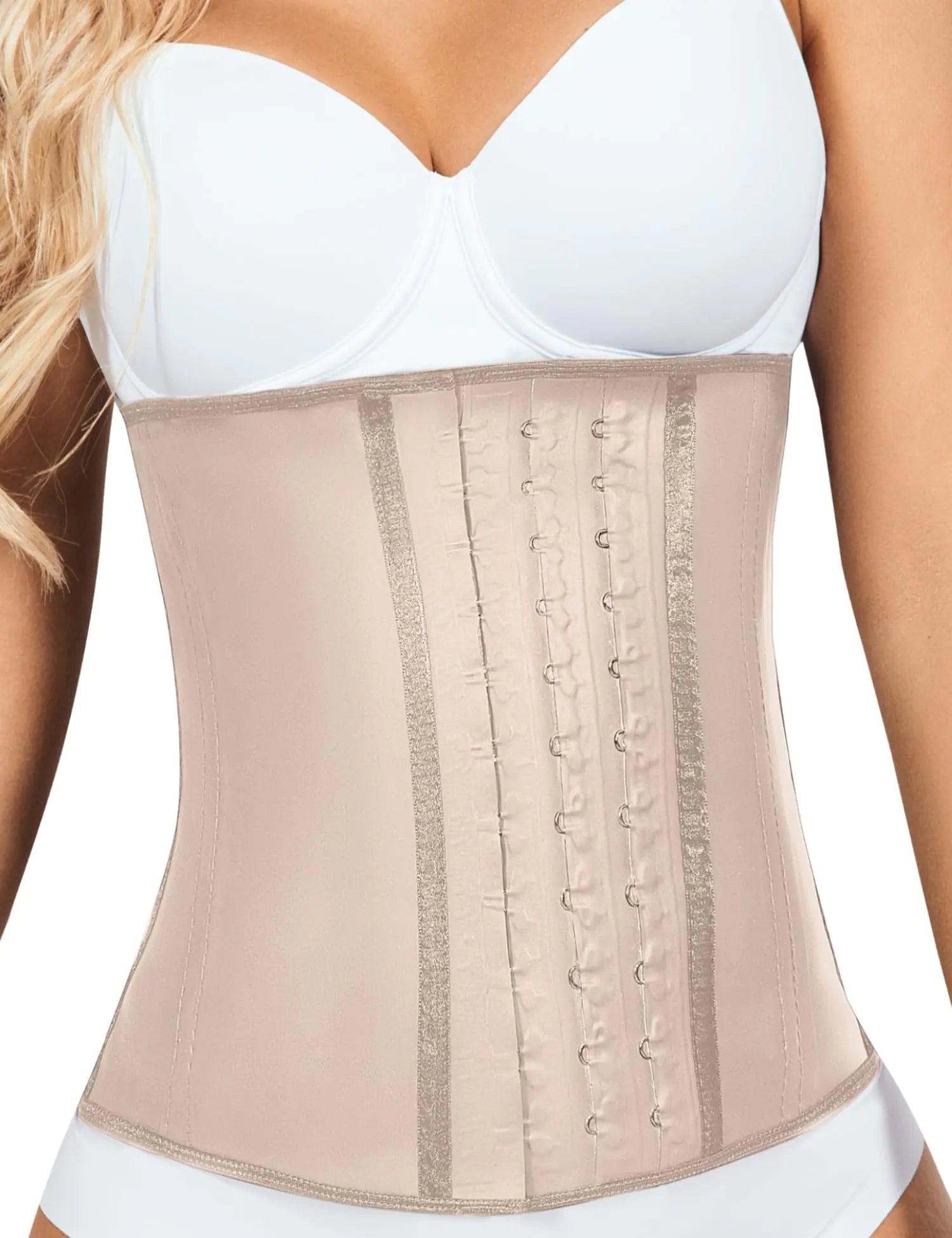 Lady Slim Fajas Colombianas Reductoras Y Moldeadoras para Mujer Underbust Waist Cincher Sport Girdle Hourglass Body Shaper Purple Large - Evallys.com