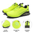 Kricely Men's Trail Running Shoes Fashion Walking Hiking Sneakers for Men Tennis Cross Training Shoe Outdoor Snearker Mens Casual Workout Footwear 7.5 Fluorescent Green - Evallys.com # #