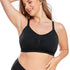 Suekaphin 5PACK Nursing Bra Wireless Bra Women's Sleeping Maternity Bra Breastfeeding Bra Large Black/Nude/Gray/White/Lightblue - Evallys.com # #