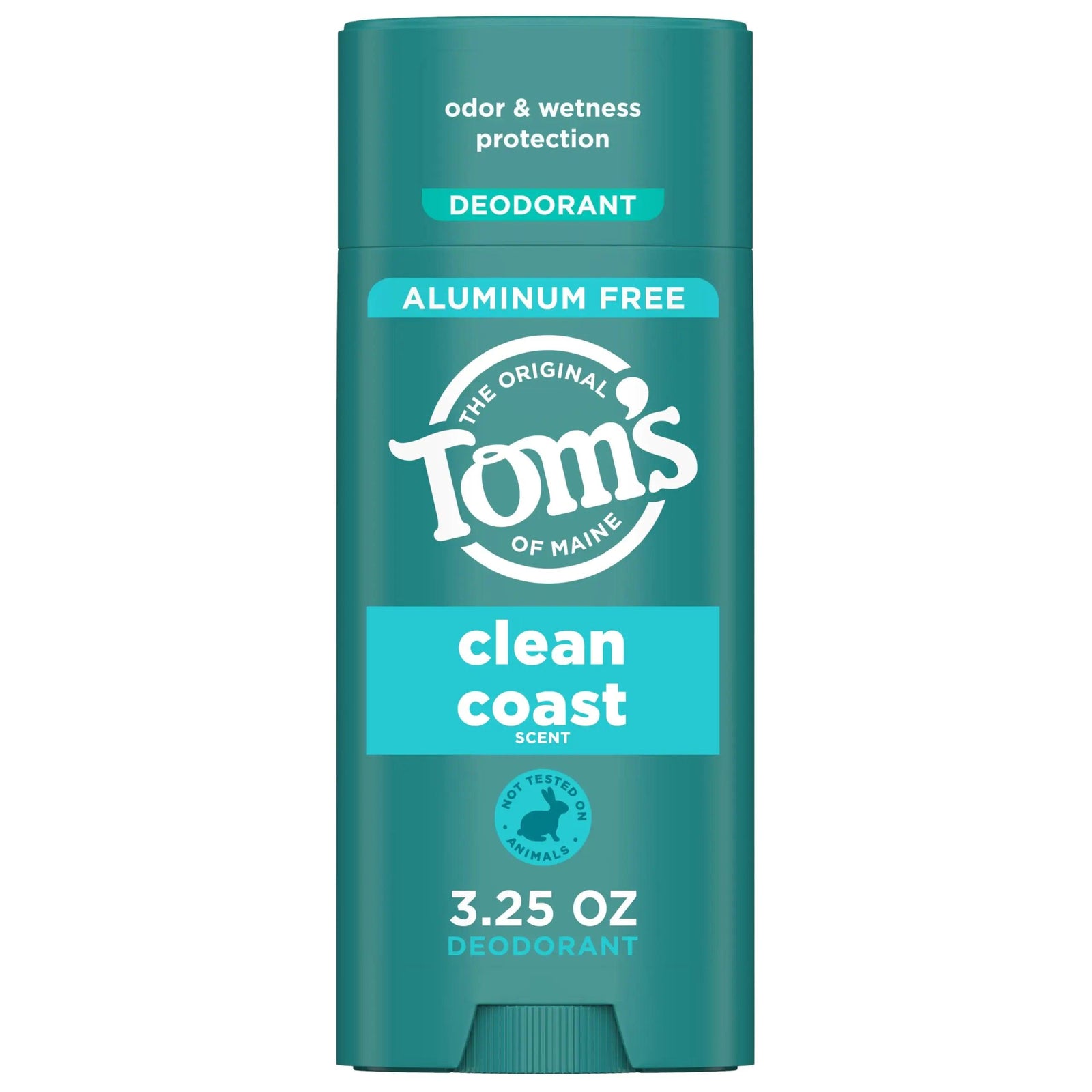 Tom’s of Maine Clean Coast Aluminum Free Natural Deodorant For Women & Men | Goes on Clear | Odor & Wetness Protection | Naturally Derived and Moisture-Locking Ingredients | 3.25 oz 3.25 Ounce (Pack of 1) - Evallys.com # #