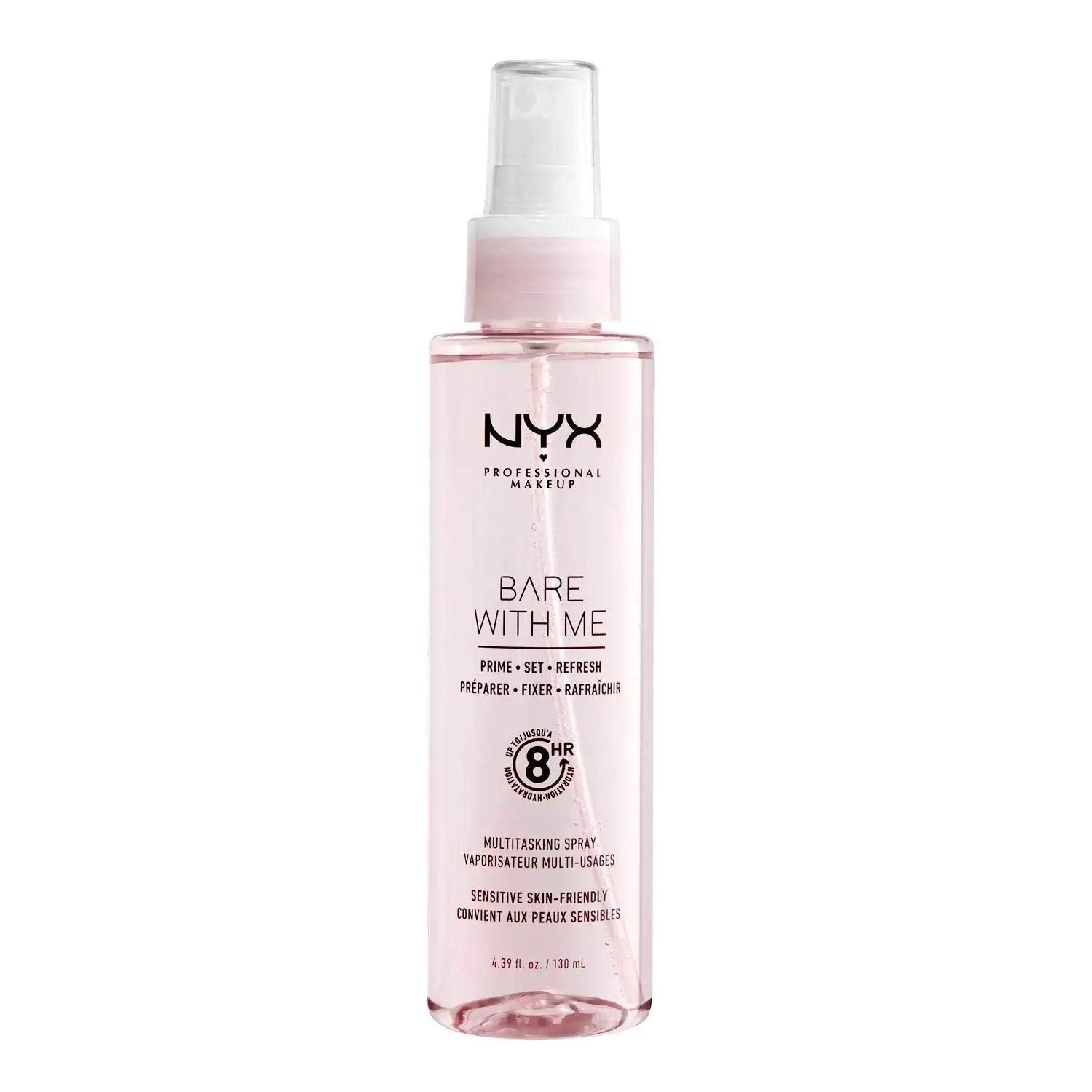 NYX PROFESSIONAL MAKEUP Bare With Me Multitasking Primer & Setting Spray and Makeup Setting Spray Bundle Make up + Setting Spray - Evallys.com # #