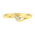 10K Gold Diamond Promise Ring (1/20 Cttw, H-I Color, I1-I2 Clarity) - Evallys.com # #