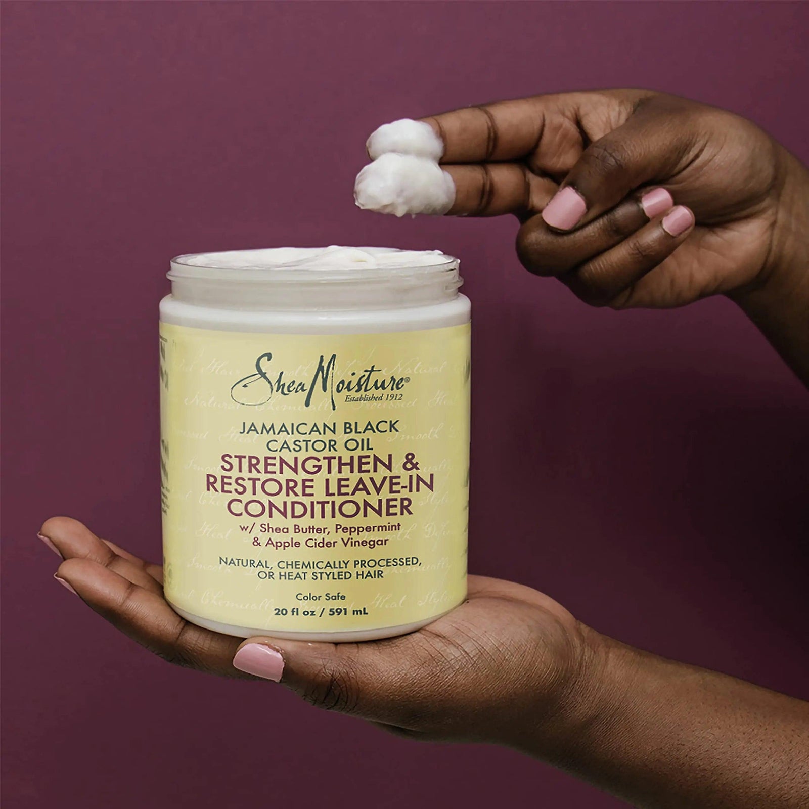 SheaMoisture Leave In Conditioner Conditioner For Hair Jamaican Black Castor Oil To Soften and Detangle Hair 20 oz - Evallys.com # #