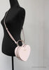 Kate Spade Love Shack Chalk Pink Saffiano Leather Top Handle Heart Crossbody Handbag - Evallys.com # #