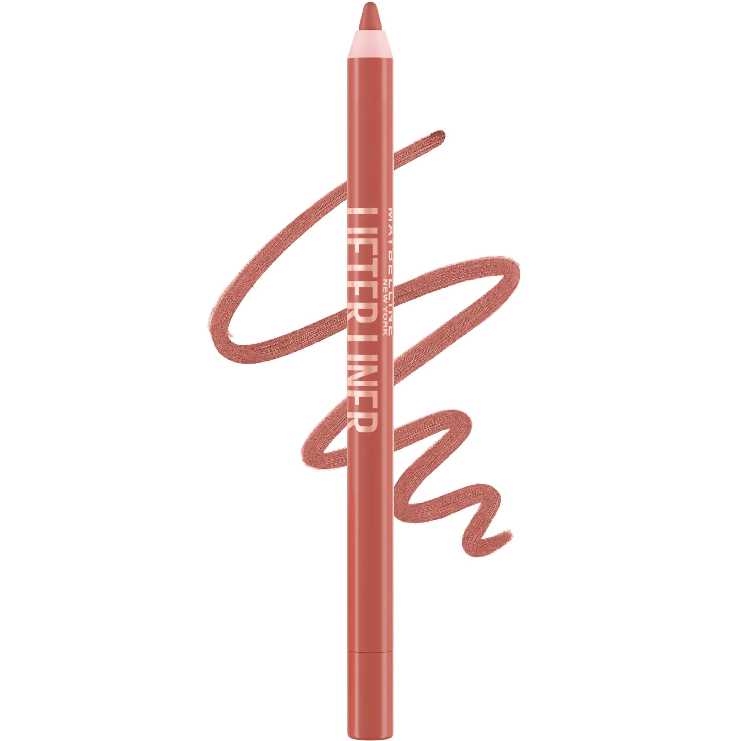 MAYBELLINE Lifter Liner Lip Liner Pencil with Hyaluronic Acid, Out of Line, 1 Count 1 Count (Pack of 1) - Evallys.com # #